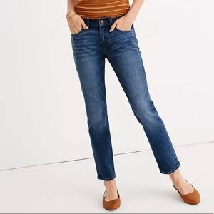 Madewell Slim Boyjean in Everglade Wash